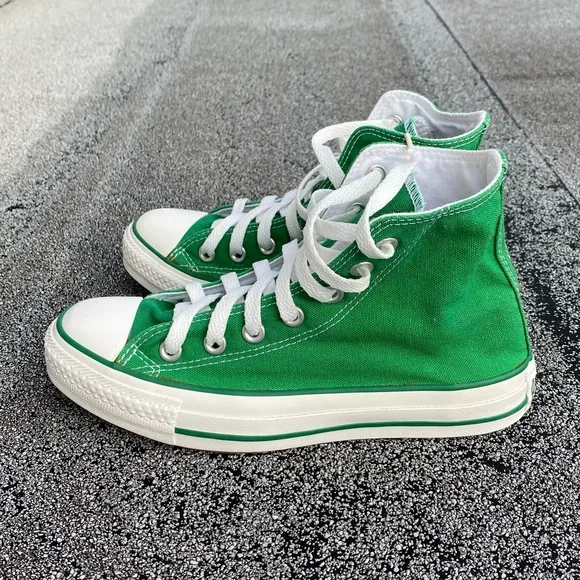 Converse Chuck Taylor Green High Top Sneakers- women’s 6- NWB - Picture 2 of 11